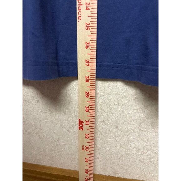 Uniqlo Mt. Fuji Nippon Omiyage Blue Graphic T-Shirt Size Large - Picture 6 of 9